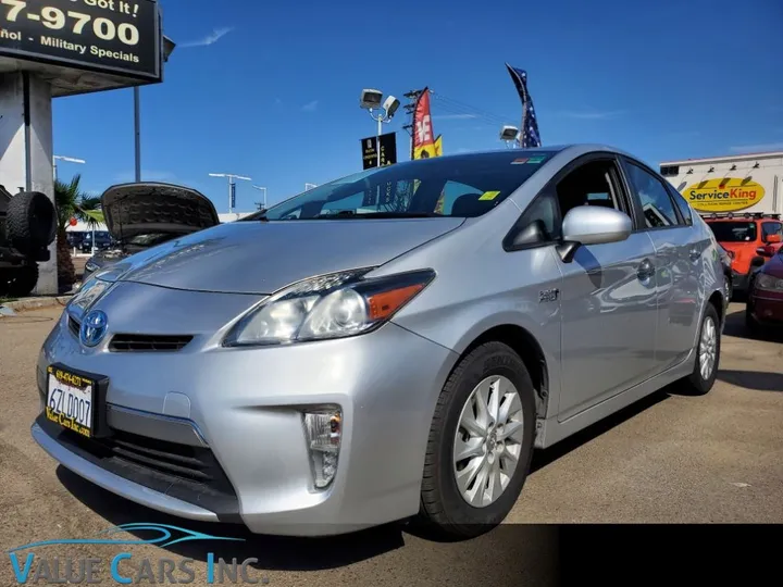 SILVER, 2013 TOYOTA PRIUS PLUG-IN HYBRID Image 1