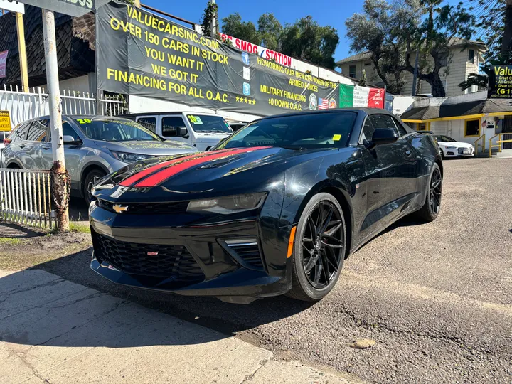 BLACK, 2017 CHEVROLET CAMARO Image 1