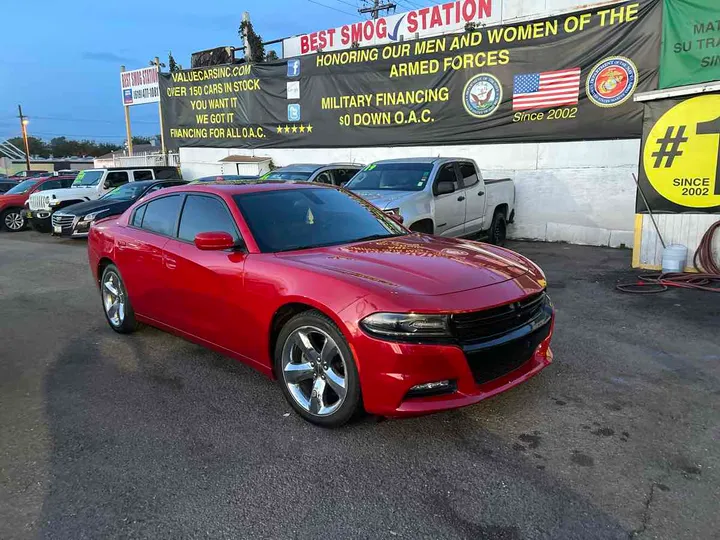 RED, 2016 DODGE CHARGER Image 3