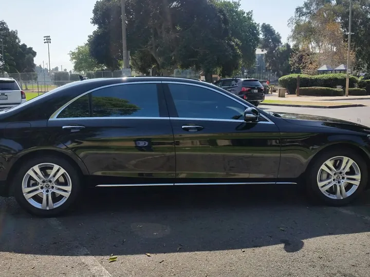 BLACK, 2018 MERCEDES-BENZ S-CLASS Image 7