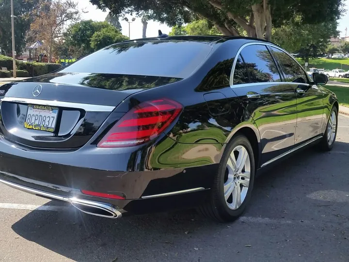 BLACK, 2018 MERCEDES-BENZ S-CLASS Image 6