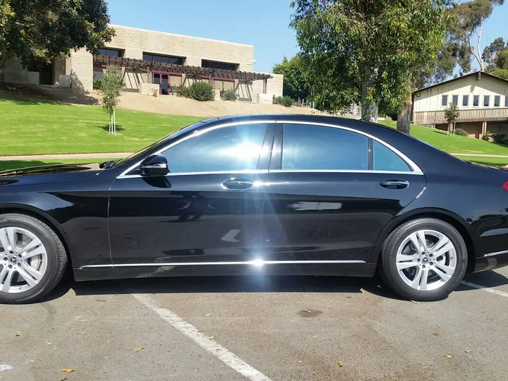 BLACK, 2018 MERCEDES-BENZ S-CLASS Image 3