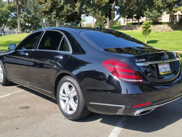 BLACK, 2018 MERCEDES-BENZ S-CLASS Image 4