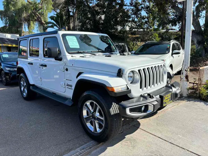 WHITE, 2020 JEEP WRANGLER UNLIMITED Image 3