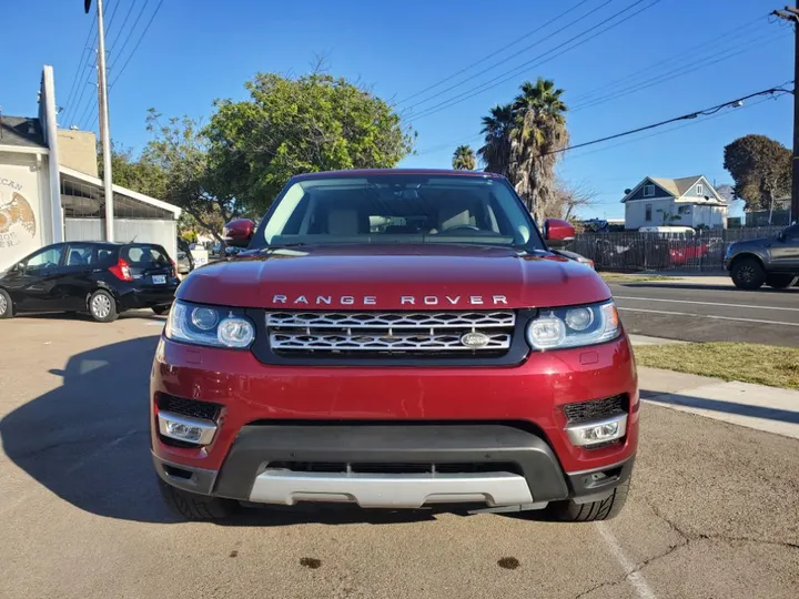 BURGUNDY, 2015 LAND ROVER RANGE ROVER SPORT Image 7