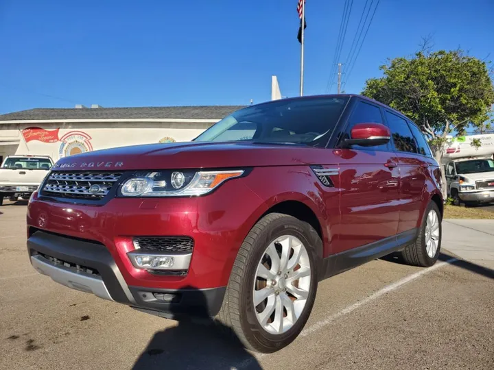 BURGUNDY, 2015 LAND ROVER RANGE ROVER SPORT Image 8