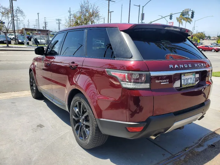 BURGUNDY, 2015 LAND ROVER RANGE ROVER SPORT Image 4