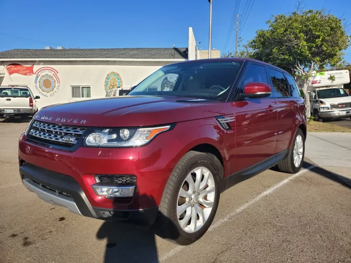 BURGUNDY, 2015 LAND ROVER RANGE ROVER SPORT Image 9