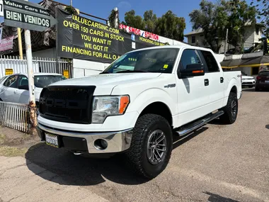 WHITE, 2014 FORD F150 SUPERCREW CAB Image 9