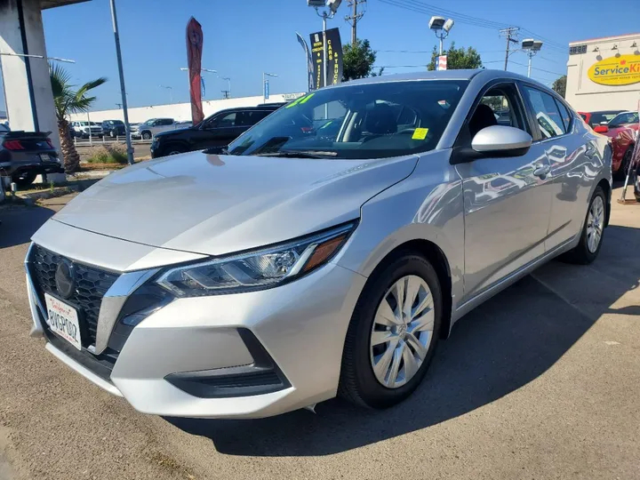 SILVER, 2021 NISSAN SENTRA Image 2