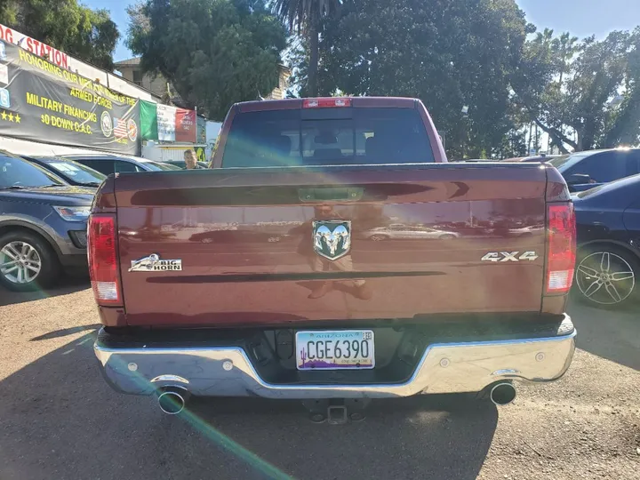 RED, 2016 RAM 1500 CREW CAB Image 6