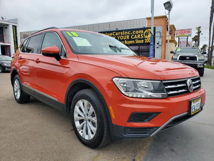 ORANGE, 2018 VOLKSWAGEN TIGUAN Image 13