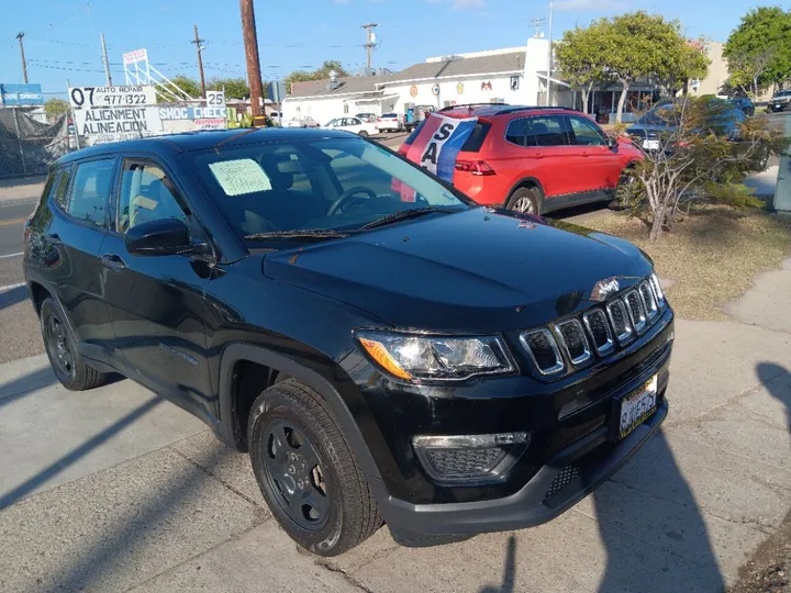 BLACK, 2019 JEEP COMPASS Image 2