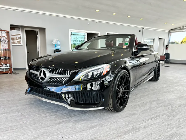 BLACK, 2018 MERCEDES-BENZ C-CLASS Image 1