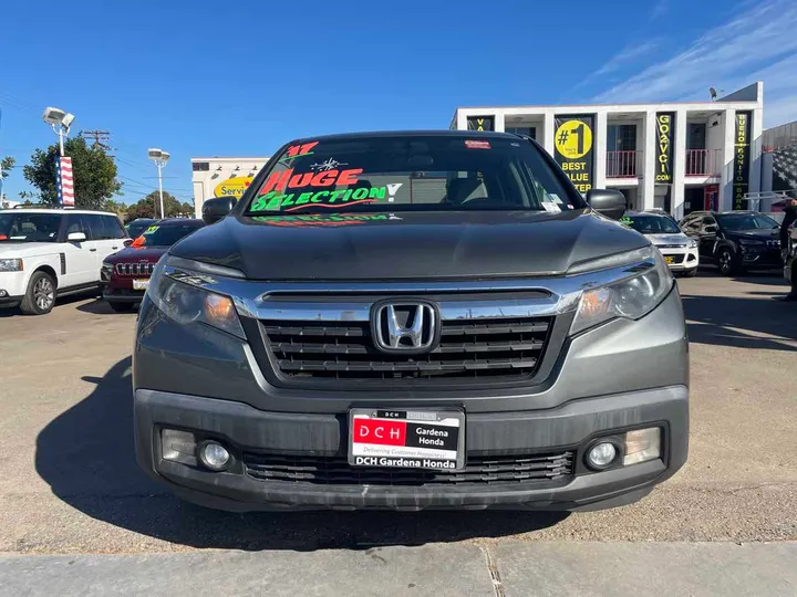 GRAY, 2017 HONDA RIDGELINE Image 2