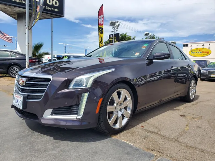 GRAY, 2015 CADILLAC CTS Image 4