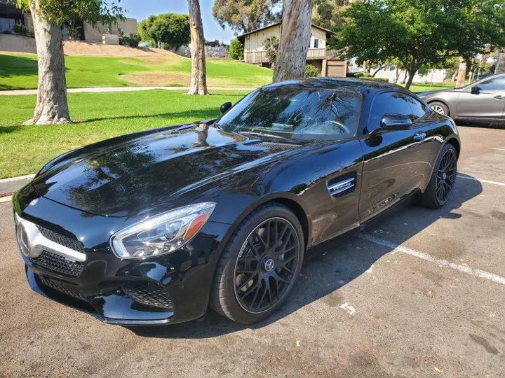 BLACK, 2017 MERCEDES-BENZ MERCEDES-AMG GT Image 2