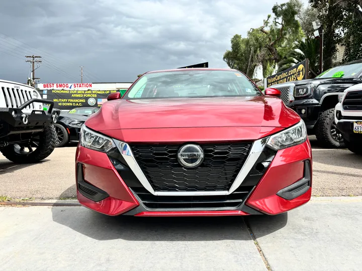 RED, 2020 NISSAN SENTRA Image 2