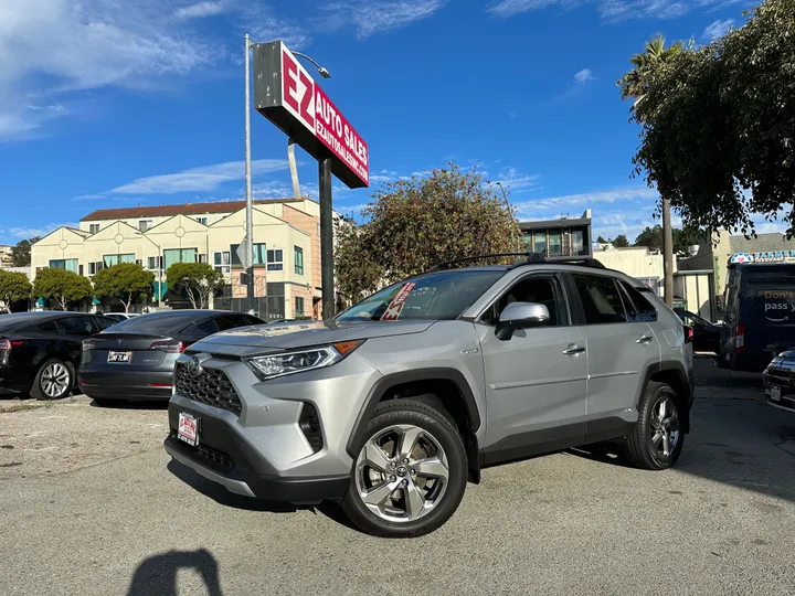 SILVER, 2020 TOYOTA RAV4 HYBRID Image 1