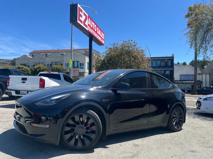 BLACK, 2021 TESLA MODEL Y Image 1