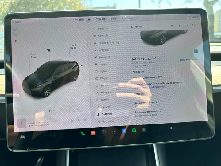 BLACK, 2021 TESLA MODEL Y Image 18