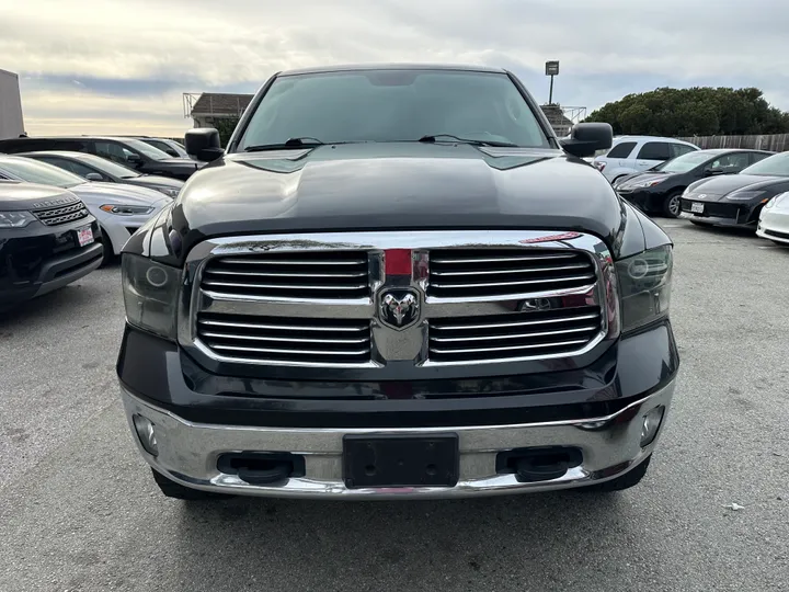 BLACK, 2013 RAM 1500 CREW CAB Image 4