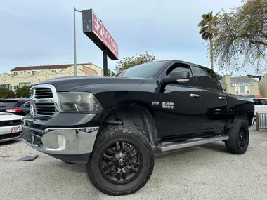 BLACK, 2013 RAM 1500 CREW CAB Image 7