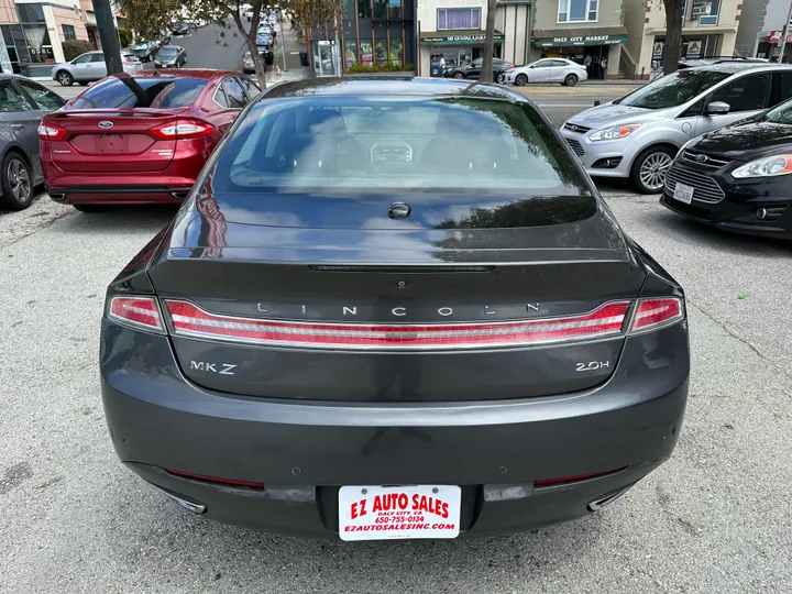 GRAY, 2015 LINCOLN MKZ Image 5