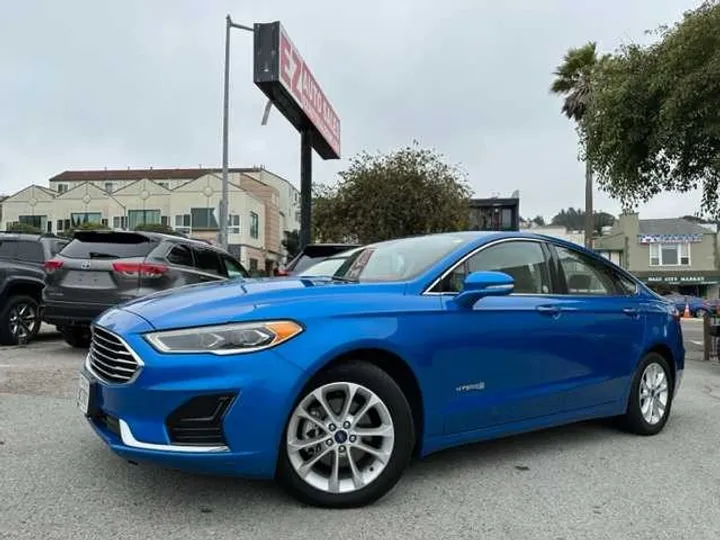 BLUE, 2019 FORD FUSION Image 1