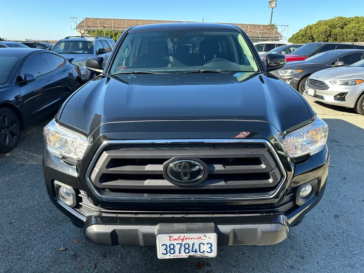 BLACK, 2021 TOYOTA TACOMA DOUBLE CAB Image 5