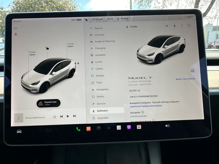 WHITE, 2021 TESLA MODEL Y Image 12