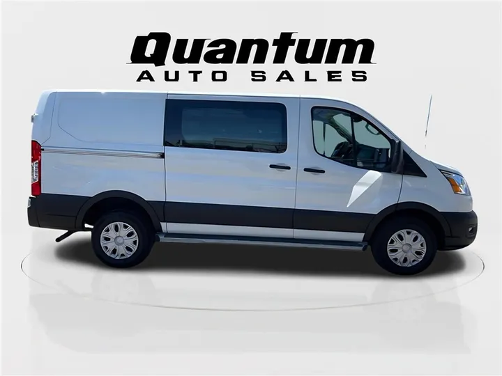 WHITE, 2021 FORD TRANSIT 250 CARGO VAN Image 6