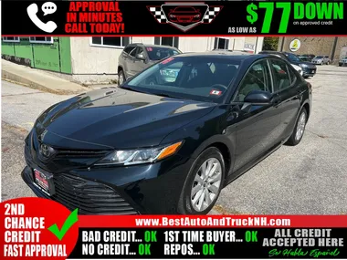 BLACK, 2018 TOYOTA CAMRY Image 