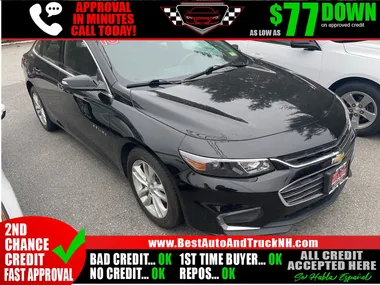 BLACK, 2018 CHEVROLET MALIBU Image 