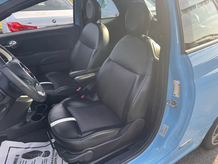 Blue, 2017 FIAT 500e Image 12