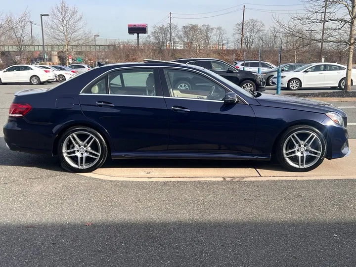 Blue, 2015 Mercedes-Benz E-Class Image 6