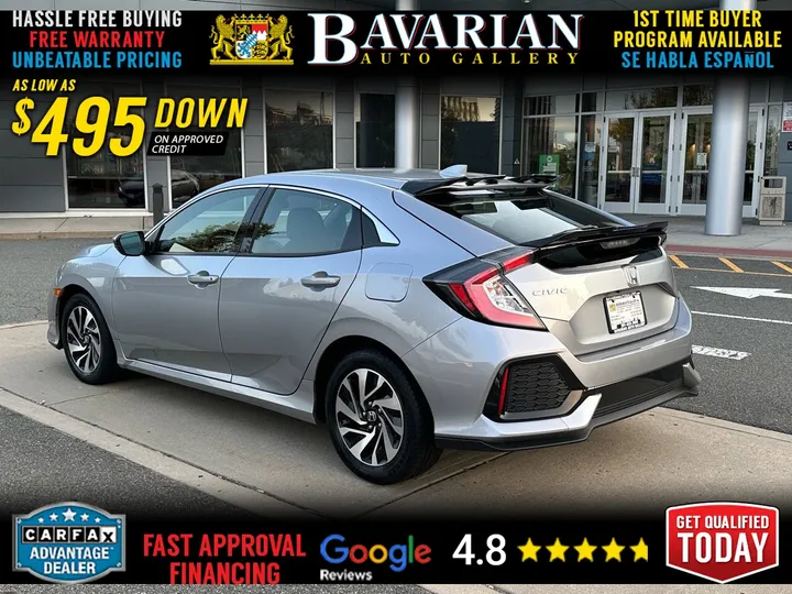 Silver, 2018 Honda Civic Image 1