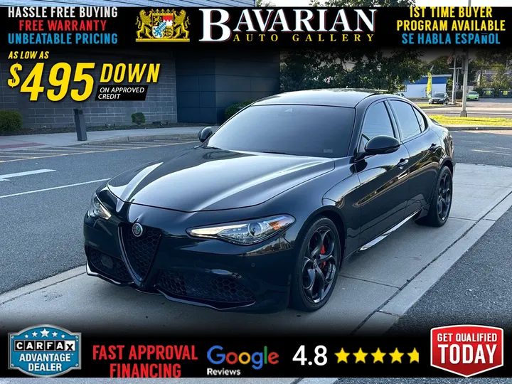 Black, 2019 Alfa Romeo Giulia Image 1