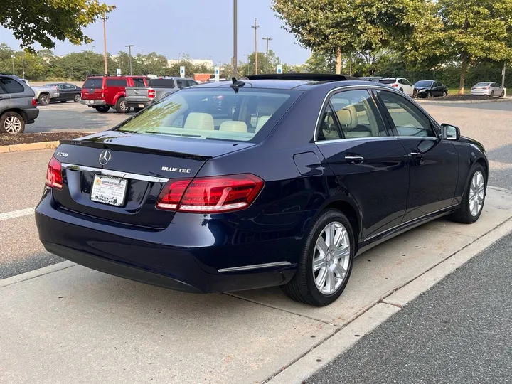 Blue, 2014 Mercedes-Benz E-Class Image 4