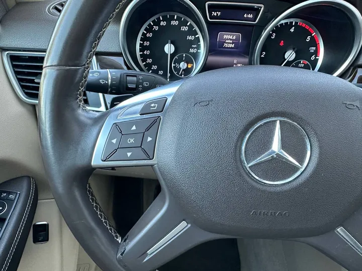 White, 2015 Mercedes-Benz M-Class Image 32