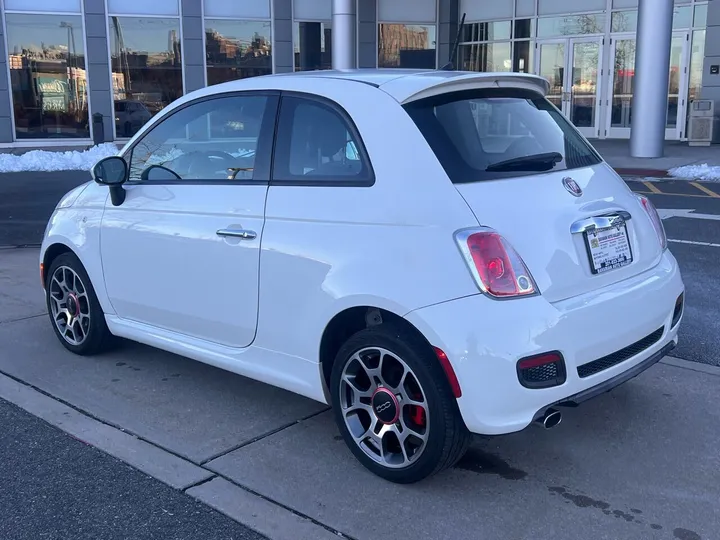 White, 2015 FIAT 500 Image 3