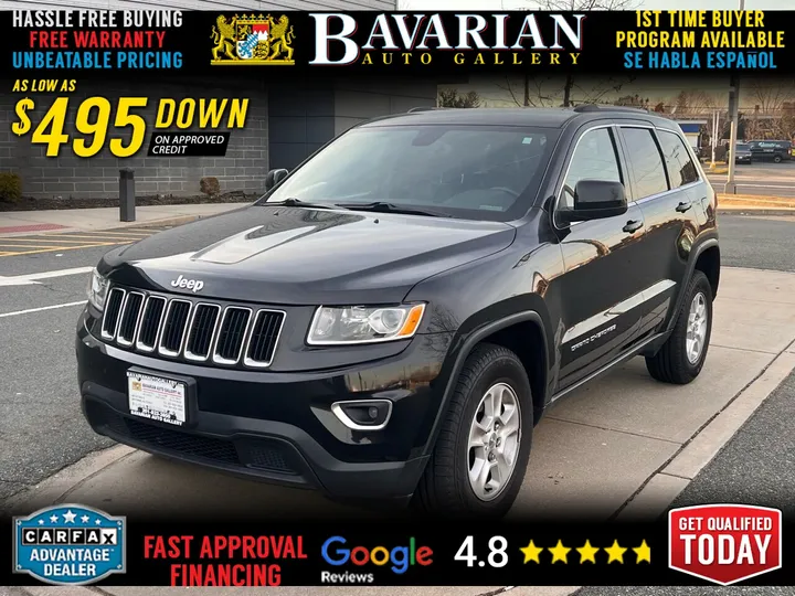 Black, 2015 Jeep Grand Cherokee Image 1