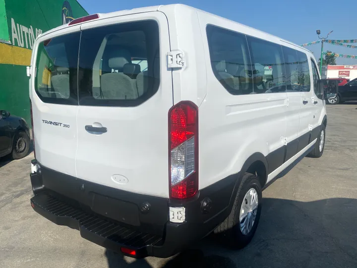 WHITE, 2019 FORD TRANSIT 350 WAGON Image 5