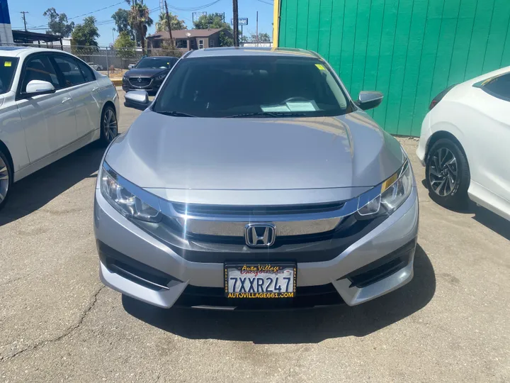 SILVER, 2017 HONDA CIVIC Image 2