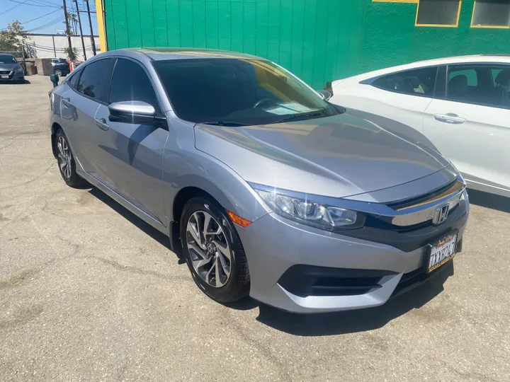 SILVER, 2017 HONDA CIVIC Image 3