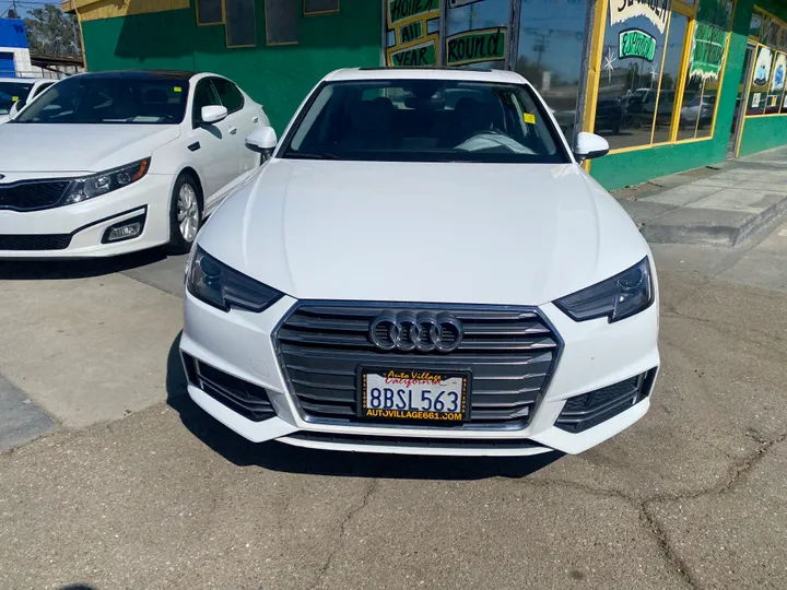 WHITE, 2018 AUDI A4 Image 2