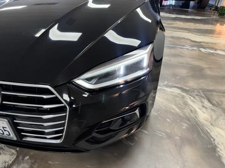 BLACK, 2018 AUDI A5 Image 4