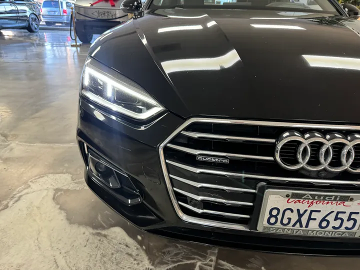 BLACK, 2018 AUDI A5 Image 5