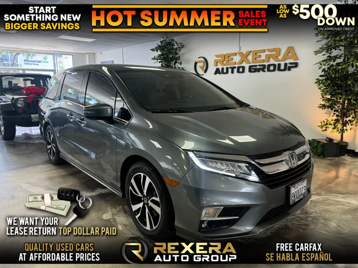 GRAY, 2018 HONDA ODYSSEY Image 1