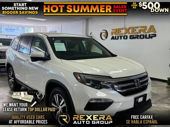 WHITE, 2018 HONDA PILOT Image 1